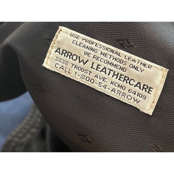 Neiman Marcus vintage leather jacket 44 chest - Picture 7 of 9